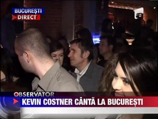 Kevin Costner concerteaza intr-un club din Bucuresti