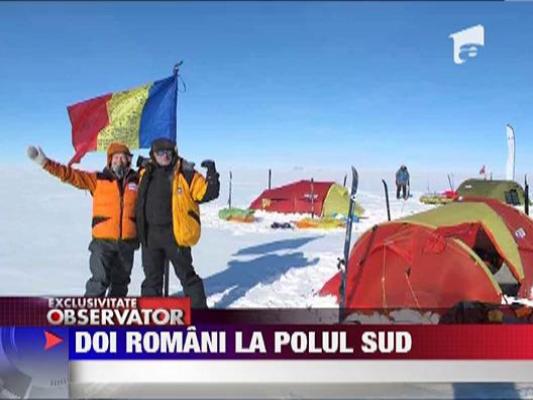 UPDATE/ Romeo Dunca si Coco Galescu au cucerit Polul Sud