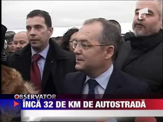 Autostrada Arad - Timisoara, inaugurata de Boc si Boagiu