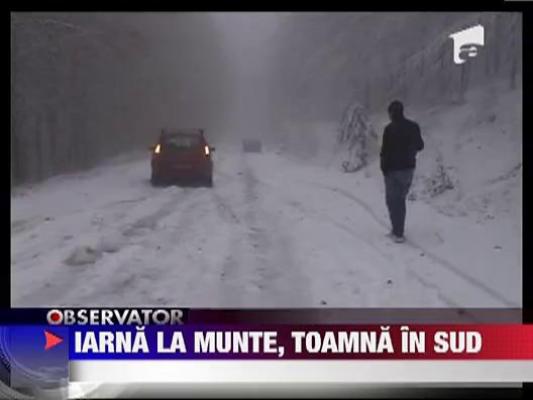 Iarna la munte, toamna in sud