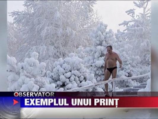 Albert de Monaco, pasionat de inot