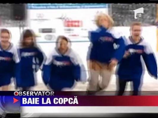 Baie la copca in scopuri caritabile