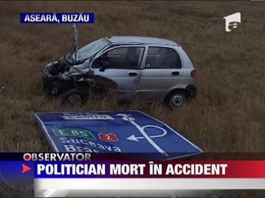 Vicepresedintele PNL Buzau, mort intr-un accident