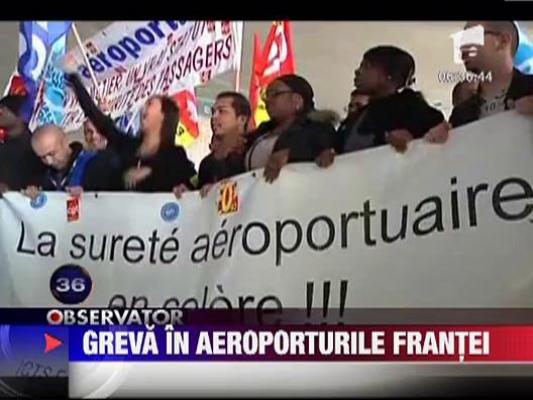 Greva in aeroporturile franceze