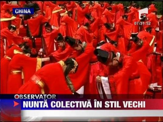 China: Nunta colectiva in stil vechi
