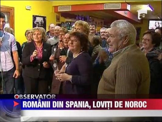 Romanii din Spania, loviti de noroc