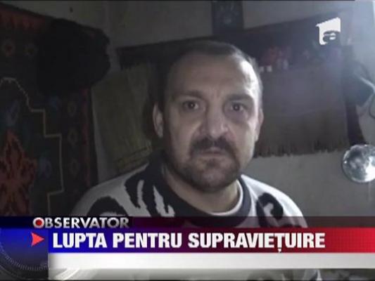 Un barbat din Bozovici se lupta sa traiasca zi de zi