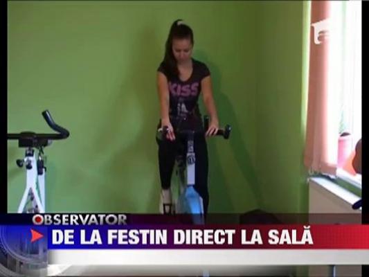 Romanii fuga la sala de fitness