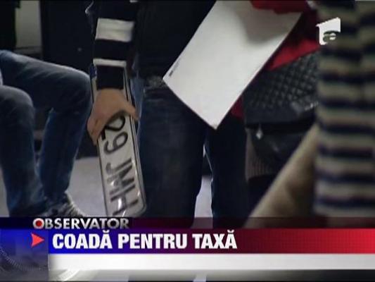 Coada pentru taxa