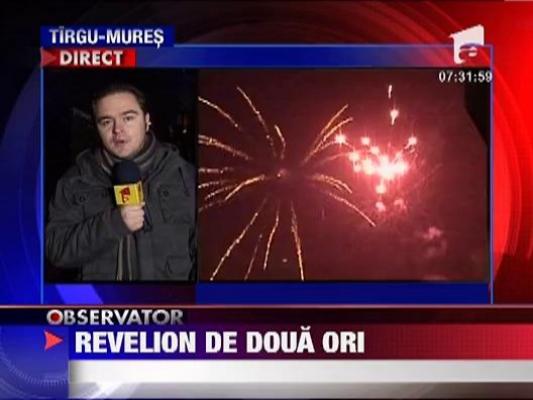 Maghiarii din Tinutul Secuiesc serbeaza Revelionul si dupa ora Ungariei!