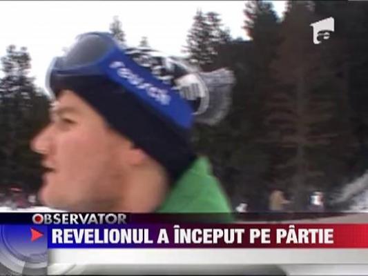 Revelionul a inceput pe partie