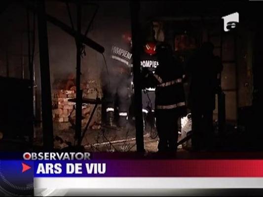 Incendiu puternic in Colentina