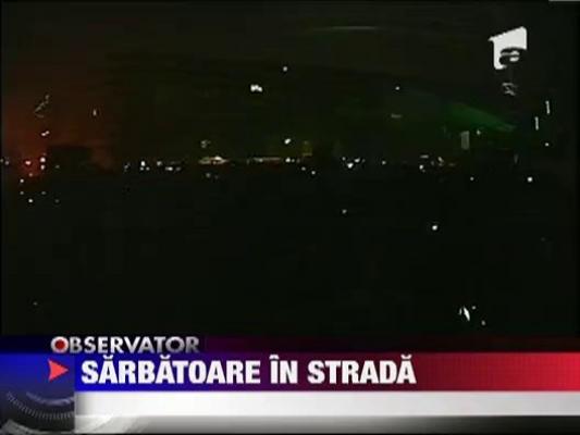 Revelion in strada