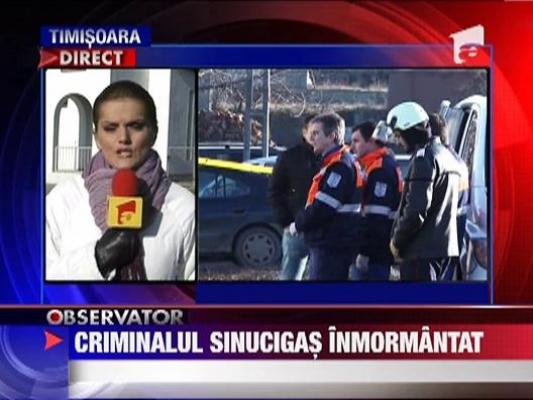 Criminalul sinucigas din Timis, inmormantat