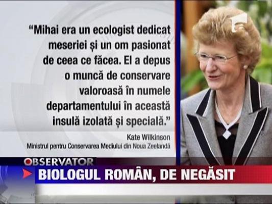 Biologul roman disparut in Pacific, omagiat de autoritatile neozeelandeze