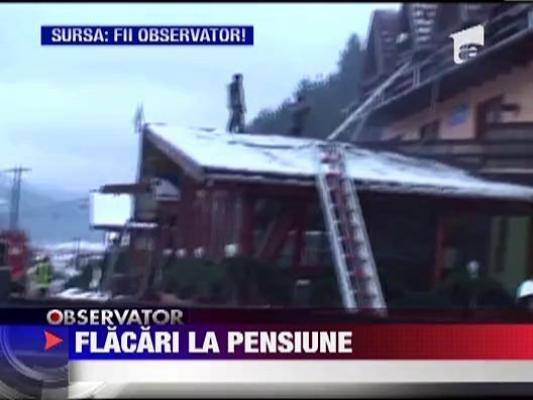 Pensiune in flacari