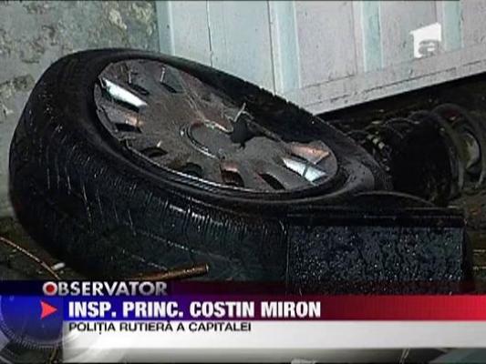 Accident cu scandal in Capitala