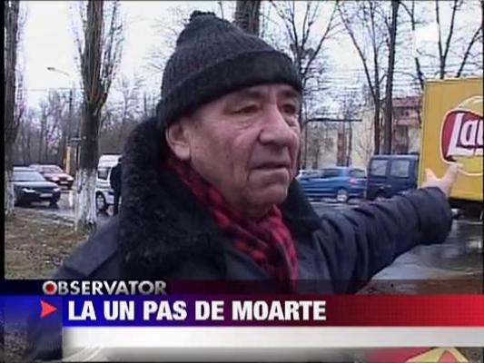 La un pas de moarte din cauza vitezei