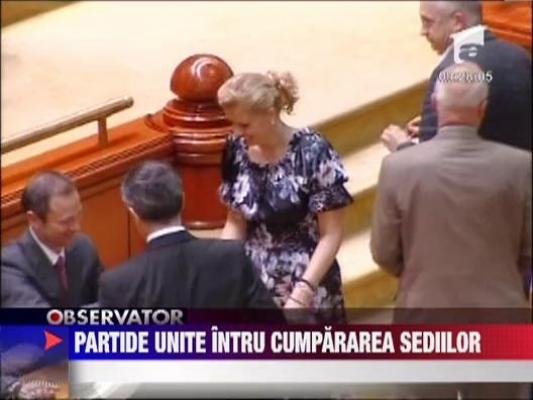 Legea care permite partidelor politice sa isi cumpere sediile