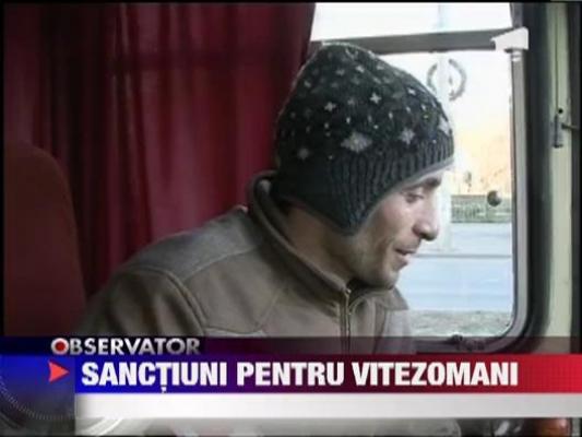 Amenzi pentru vitezomani