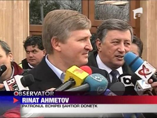 Miliardarul ucrainean Ahmetov il viziteaza din nou pe Lucescu