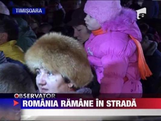 Romania ramane in strada