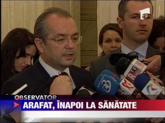 Raed Arafat revine in Ministerul Sanatatii