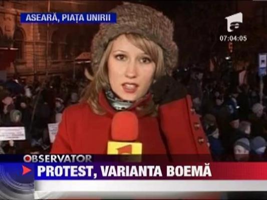 Proteste pasnice in Bucuresti