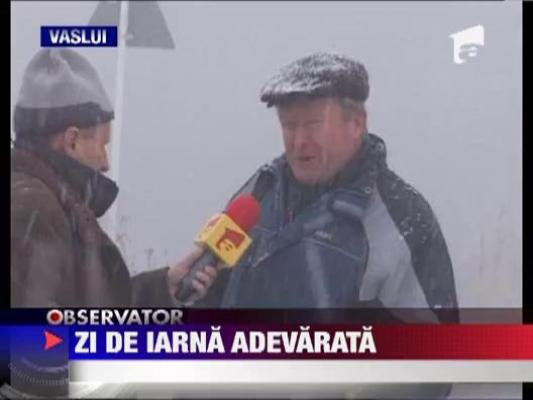 Iarna s-a intors in mijlocul lui Ianuarie