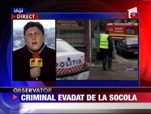 Baiatul care si-a ucis mama si bunica a evadat de la Socola ca sa mearga la biserica