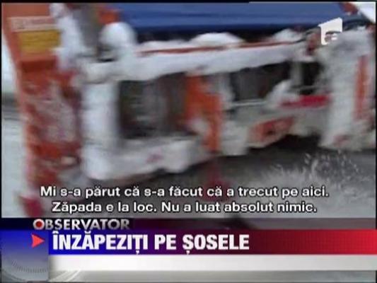 Viscolul a blocat drumuri in tara