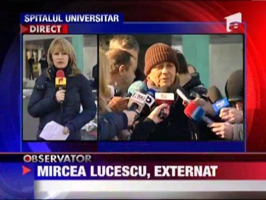 Mircea Lucescu a fost externat