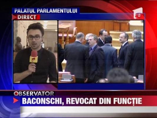 Teodor Baconschi, revocat din functie