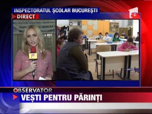 Vesti importante de la Inspectoratul scolar
