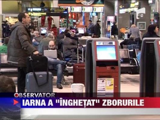 Traficul aerian dat peste cap din cauza vremii