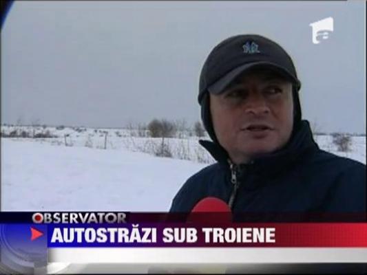 Traficul pe Autostrada Bucuresti-Pitesti si pe o portiune din Autostrada Soarelui a fost inchis!