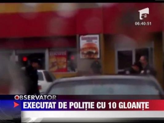 Hot executat de doi politisti in SUA