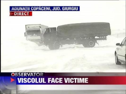 Cod portocaliu de ninsori si viscol in Contanta si Tulcea