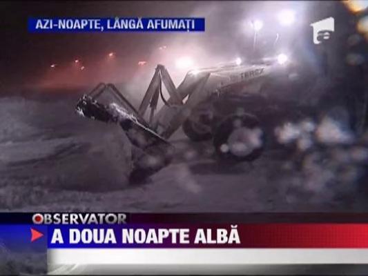 Noapte cumplita pentru calatorii prinsi in nameti