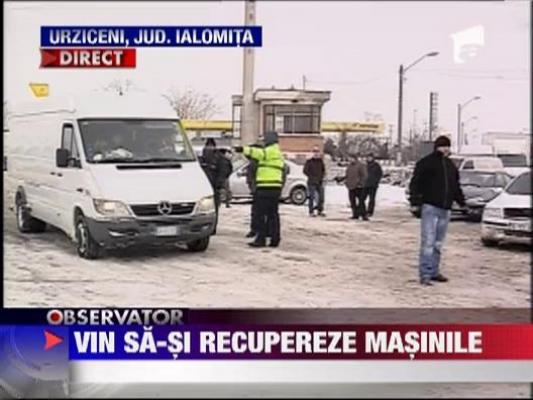 Viscolul s-a domolit pe DN2