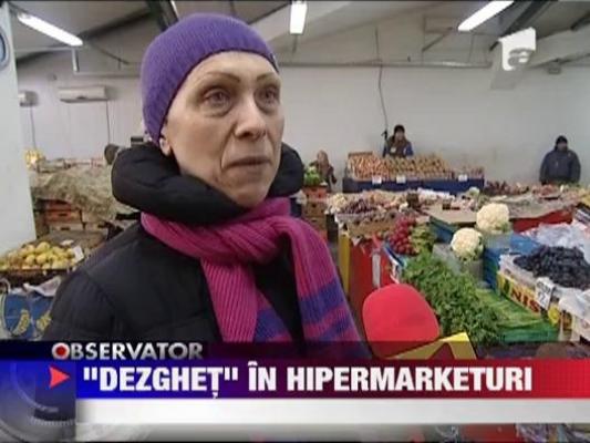 Aprovizionarea Hipermarketurilor a fost blocata