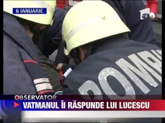 Vatmanul care l-a accident pe Lucescu ii raspunde antrenorului