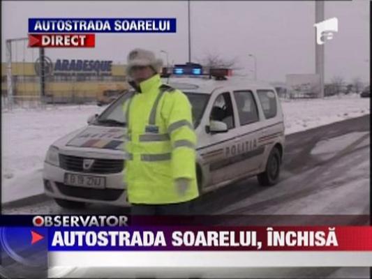 Autostrada Soarelui, inchisa