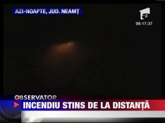 Incendiu stins de la distanta