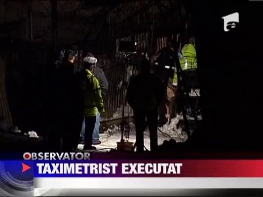 Taximetrist executat in stil mafiot