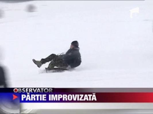 Partie improvizata in Alba
