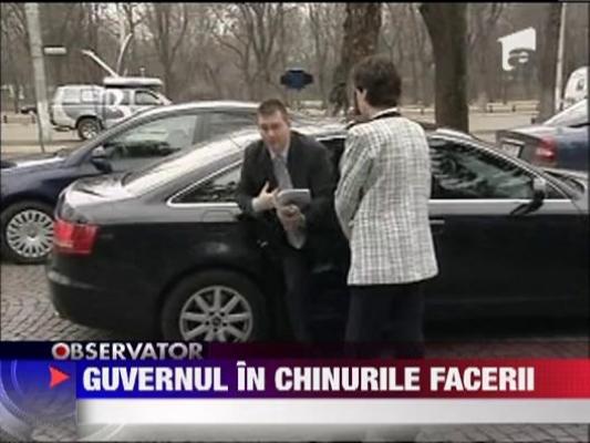 Guvernul in chinurile facerii