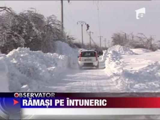 Ialomita: Nametii uriasi au taiat lumina catorva mii de oameni