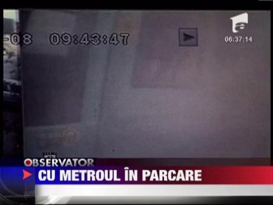 Un metrou scapat de sub control s-a oprit intr-o cladire de apartamente