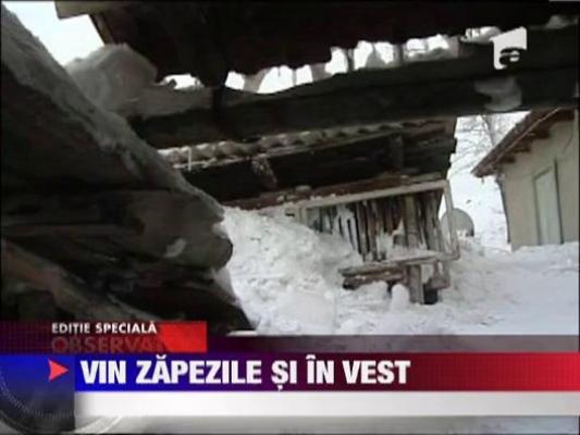 Codul portocaliu in tot vestul tarii